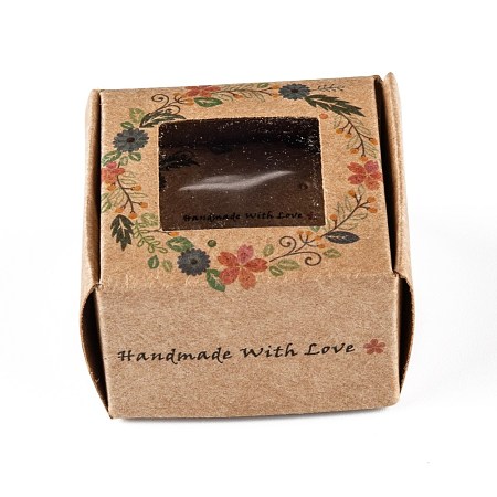 Rectangle Foldable Creative Kraft Paper Gift Box CON-B002-04C-02-1