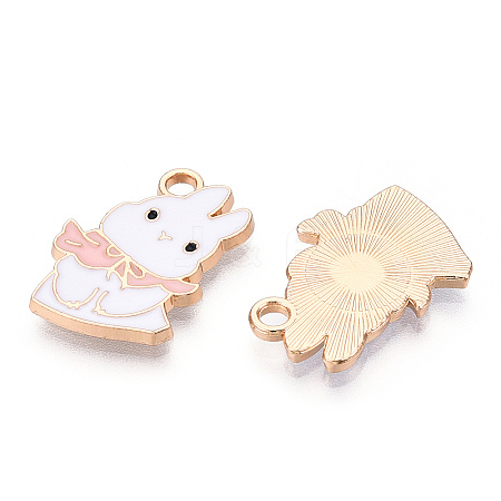 Alloy Enamel Pendants PALLOY-N170-035B-NR-1