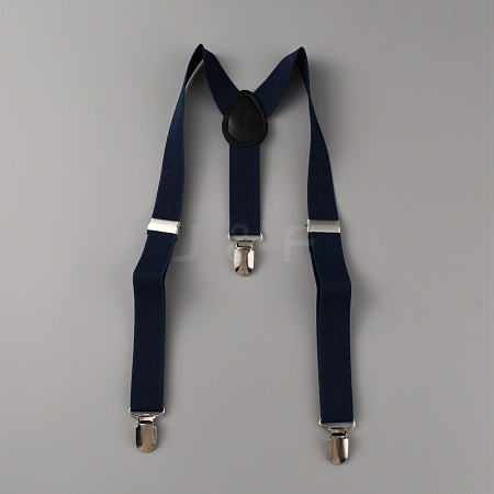 Adjustable Polyester Y-Shaped Heavy Duty Suspenders AJEW-WH0307-23D-1