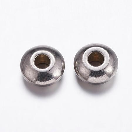 Tarnish Resistant 201 Stainless Steel Beads Spacers STAS-K146-068-6mm-1