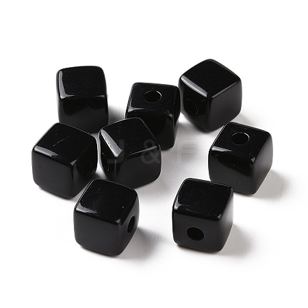 Opaque Acrylic Beads OACR-E015-02C-1
