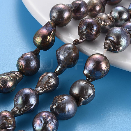 Natural Keshi Pearl Beads Strands PEAR-S019-02A-1