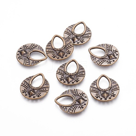 Tibetan Style Links LS-TIBEP-EA456YKG-AB-FF-1