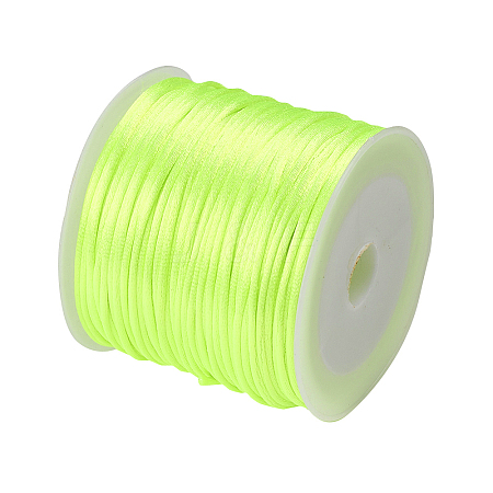 Nylon Satin Rattail Cords NWIR-L006-1mm-35-1