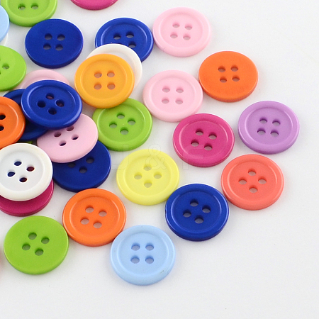 4-Hole Plastic Buttons BUTT-R034-056-1