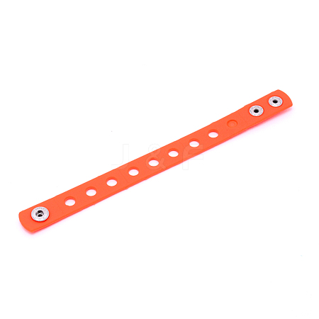 Kids Silicone Cord Bracelets BJEW-WH0011-02L-1