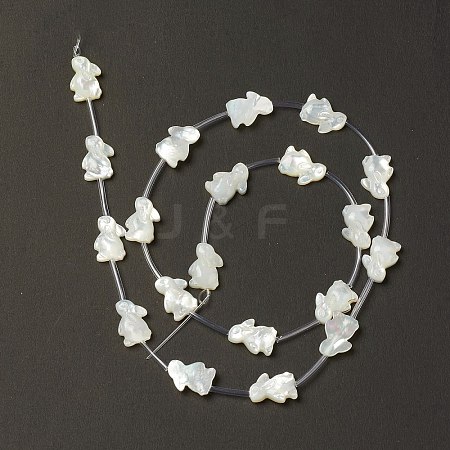 Natural White Shell Mother of Pearl Shell Beads BSHE-B005-01-1