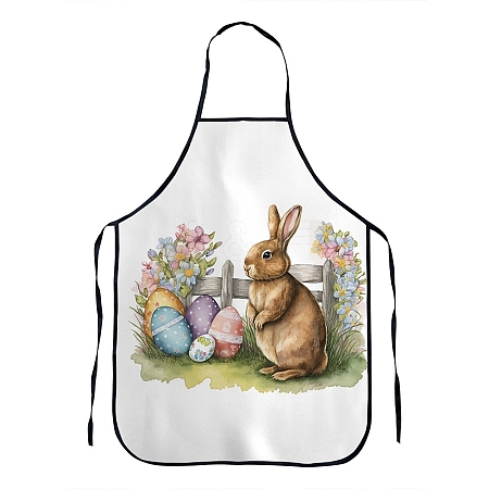 Easter Theme Polyester Sleeveless Apron PW-WG26712-08-1