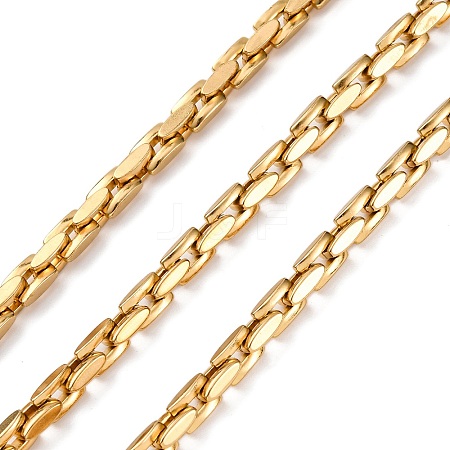 304 Stainless Steel Boston Link Chains STAS-P386-05C-G-1