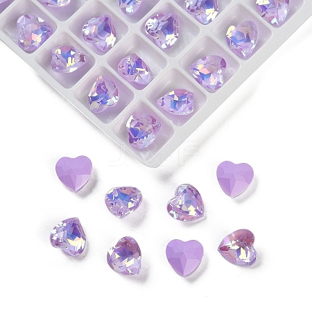 Pointed Back Glass Rhinestone Cabochons GGLA-S003-02D-1