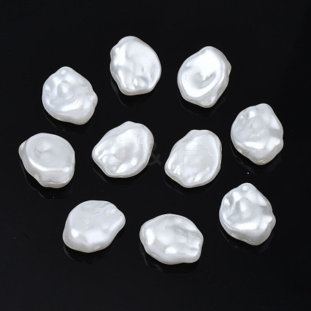 ABS Plastic Imitation Pearl Beads KY-T023-024-1