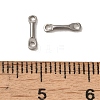 304 Stainless Steel Connector Charms STAS-Q323-04A-P-3