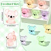 30Pcs 6 Colors Luminous Resin koala Ornaments DJEW-CJ0001-18-2
