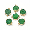 Natural Druzy Agate Links connectors LS-G-Q500-04-1