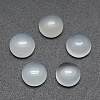 Natural White Agate Cabochons G-E492-H-23-1