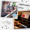 2Pcs 2 Styles Velvet & Microfiber Piano Wiping Gloves AJEW-CN0006-28-5
