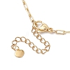 Brass Paperclip Chain Necklaces NJEW-JN04929-5