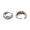 Non-Tarnish 316 Stainless Steel Hoop Earrings for Women EJEW-C004-15P-2