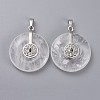 Natural & Synthetic Mixed Stone Pendants G-F640-B-2