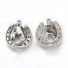 Tibetan Style Alloy Pendants TIBEP-T002-42AS-RS-1