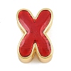Brass Enamel Beads KK-CBA3FD6-08X-G-1