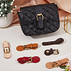 6Pcs 6 Colors Cowhide Bag Sew on Snap Closure FIND-FI0001-19-6