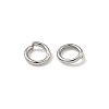 Tarnish Resistant 304 Stainless Steel Open Jump Rings STAS-E067-07-6mm-3