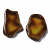 Natural Yellow Agate Pendants G-Q998-025-3