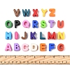 52Pcs 26 Styles Opaque Acrylic European Beads OACR-FS0002-08-5