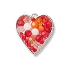 Glass Pendants PALLOY-JF02018-2