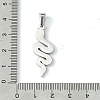 Non-Tarnish 304 Stainless Steel Pendants STAS-L275-01E-P-3