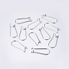 Tarnish Resistant 304 Stainless Steel Hoop Earrings LS-STAS-L198-15A-P-1