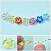 300Pcs Transparent Acrylic Bead Frame MACR-SP0002-03-3
