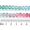 Transparent Painted Glass Beads Strands DGLA-A034-T6mm-A11-3