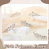30Pcs 5 Styles Zinc Alloy Hair Bands for Girls OHAR-GA0001-17-4