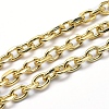 Eco-Friendly Brass Cable Chains KK-P155-53G-NR-1