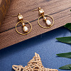 Spritewelry 10Pcs 5 Styles Brass Clear Cubic Zirconia Beads KK-SW0001-02-18