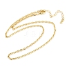 2.5MM Brass Cable Chain Necklaces NJEW-L356-04G-4