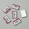 Baking Paint Alloy Pendants LS-FIND-WH0152-228A-1