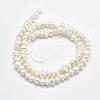 Natural Cultured Freshwater Pearl Beads Strands PEAR-F007-50-2