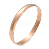 Fashion 201 Stainless Steel Bangle Sets BJEW-L664-019-02-1-4