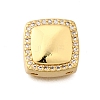 Brass Micro Pave Clear Cubic Zirconia Multi-Strand Links KK-B136-14G-1
