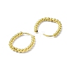 Real 18K Gold Plated 316 Stainless Steel Hoop Earrings EJEW-L267-005G-01-2