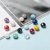 15 Colors Electroplate Glass Beads EGLA-X0006-02E-8mm-3