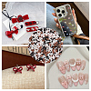 800Pcs 4 Colors Resin Cabochons MRMJ-CY0001-03-5