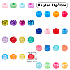 CHGCRAFT 152G 8 Style Plastic Beads KY-CA0001-09-2