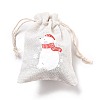 Christmas Cotton Cloth Storage Pouches LS-ABAG-M004-02E-3