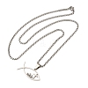 201 Stainless Steel Jesus Fish Cross Pendant Box Chain Necklaces LS-NJEW-Q002-06P-2