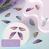 Transparent Resin Crystal AB Rhinestone Pendants Set RESI-TAC0002-46C-4