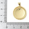 Brass Micro Pave Cubic Zirconia Pendants KK-K298-35G-3